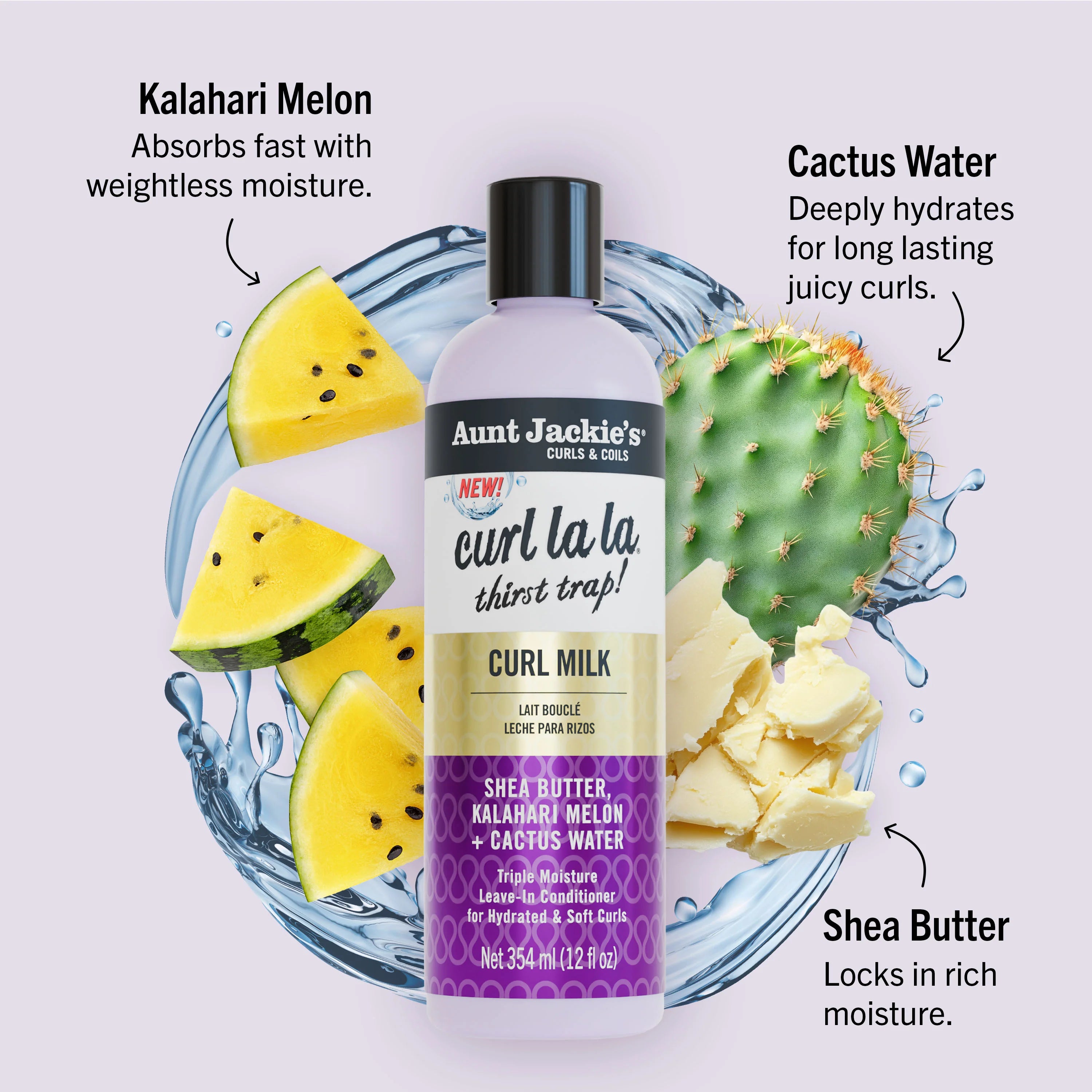 Aunt Jackie's Curl La'La Thirst Trap Curl Milk 12oz