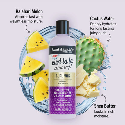 Aunt Jackie's Curl La'La Thirst Trap Curl Milk 12oz
