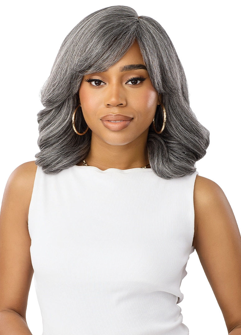 Outre Wigpop Gray Glow Synthetic Full Wig Glow 5 14