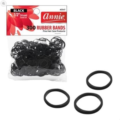 12 Pack 3147 Rubber Band Black 300ct