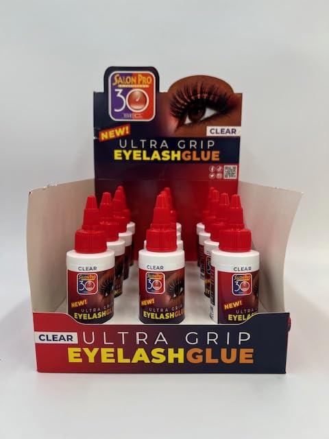 Salon Pro 30 Sec Eyelash Glue Clear 2 oz 12 Pack Success