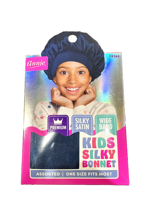 4369 ANNIE KID'S SILKY BONNET WIDE BAND ASSORTED