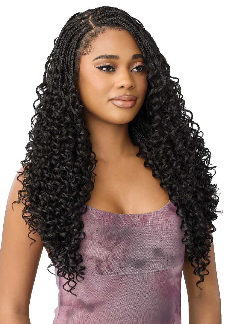 Outre Airtied 100% Fully Hand-Tied Wig Boho Passion Box Braids 24