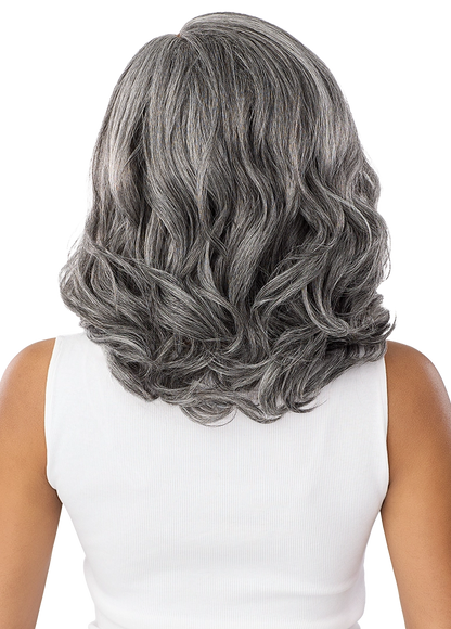 Outre Wigpop Gray Glow Synthetic Full Wig Glow 5 14"