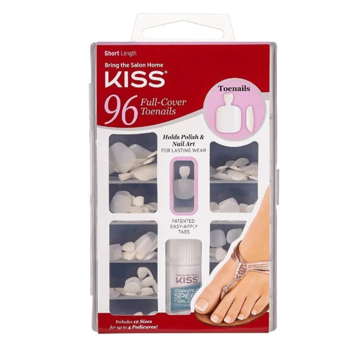 Kiss Short Length 96 Full-Cover Toenails 50543 #96TN01