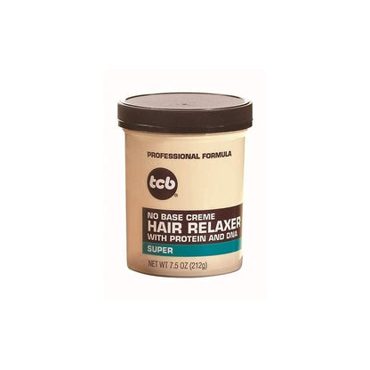 TCB No Base Creme Hair Relaxer - Super 7.5 oz