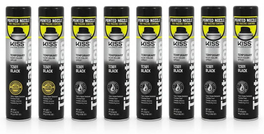 8 Pack Tintation Color Spray TCS01 Black