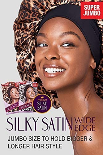 Red by Kiss Silky Stylez Wide Edge Silky Bonnet Super Jumbo HQ