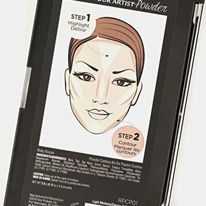Ruby Kisses 3D Contour Artist Powder Palette - RPCP