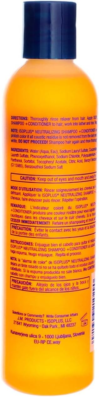 Isoplus Neutralizing Shampoo 8 oz