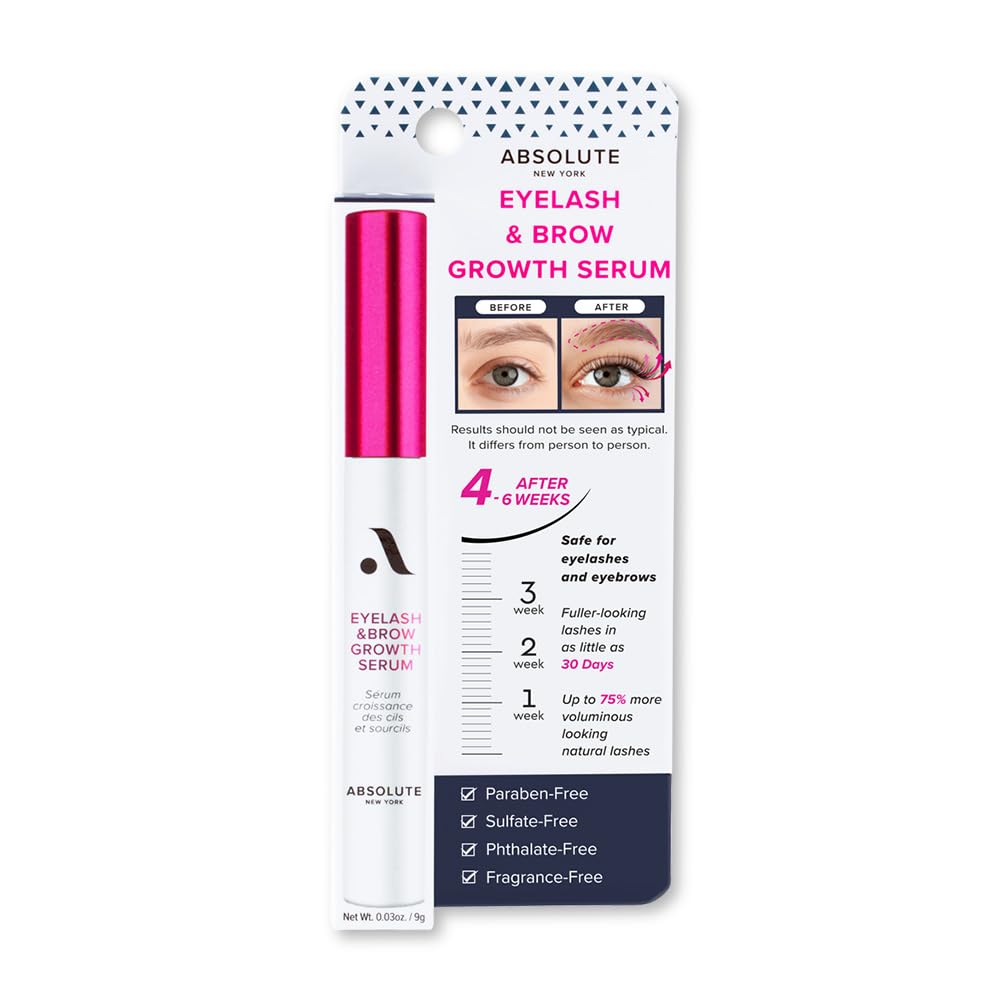 Absolute New York Eyelash & Brow Growth Serum MEBS01