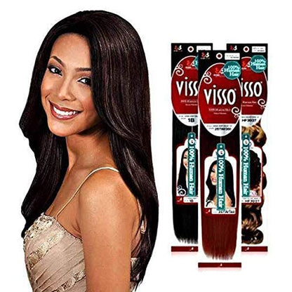 Bobbi Boss 100% Human Hair Weaving Visso Natural Yaky 10"