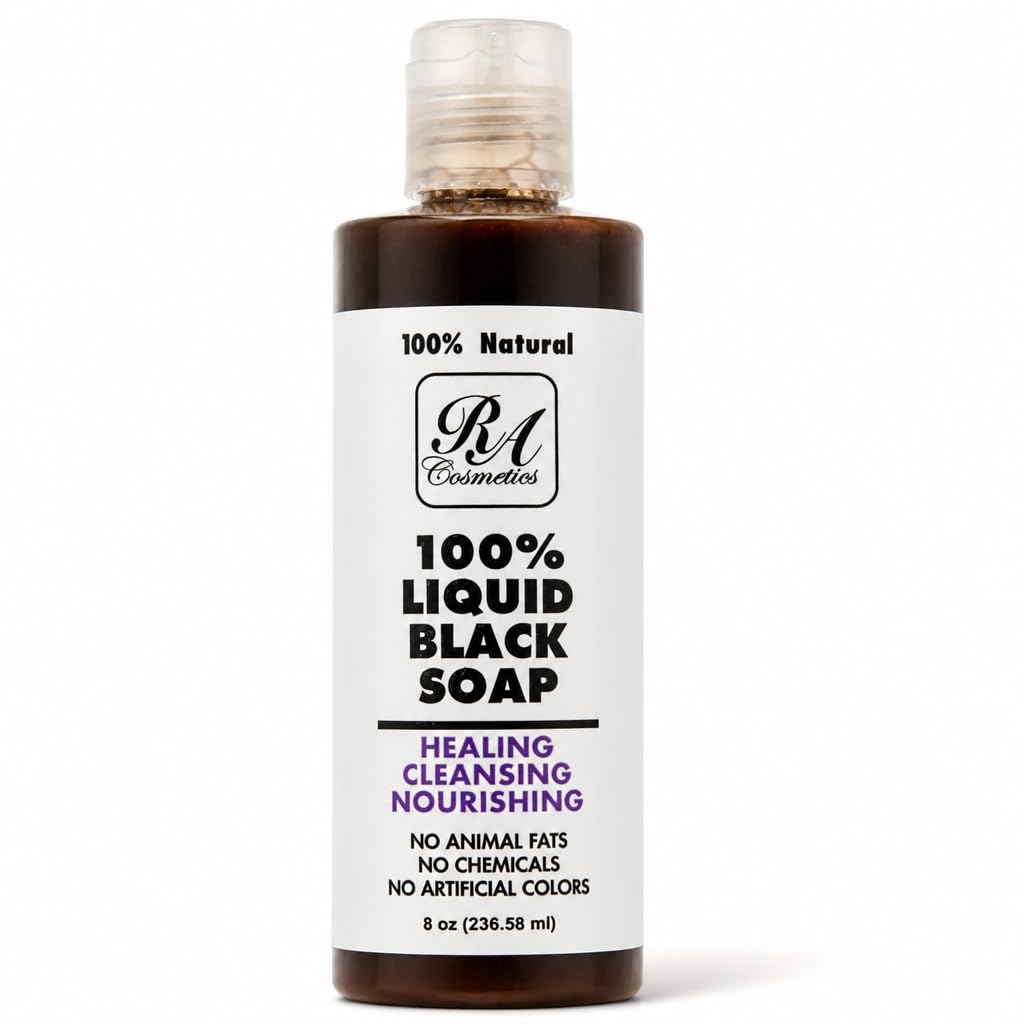 Ra Cosmetics 100% Liquid Black Soap 8oz