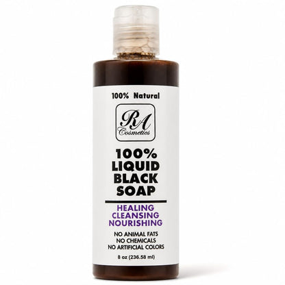 Ra Cosmetics 100% Liquid Black Soap 8oz