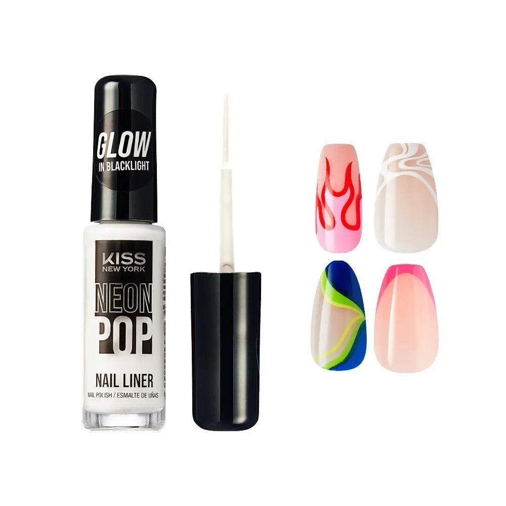 Kiss New York Glow Nail Art Liner-Fine Detailing