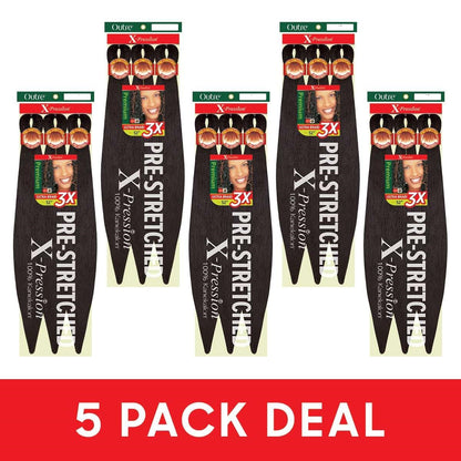 5 Pack X-Pression 52"