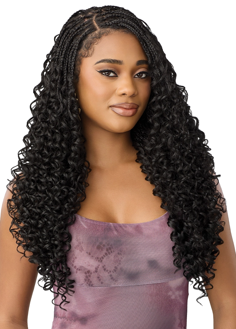 Outre Airtied 100% Fully Hand-Tied Wig Boho Passion Box Braids 24"