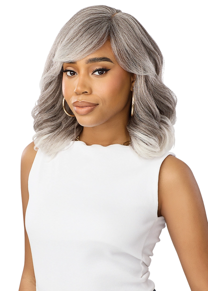 Outre Wigpop Gray Glow Synthetic Full Wig Glow 5 14"