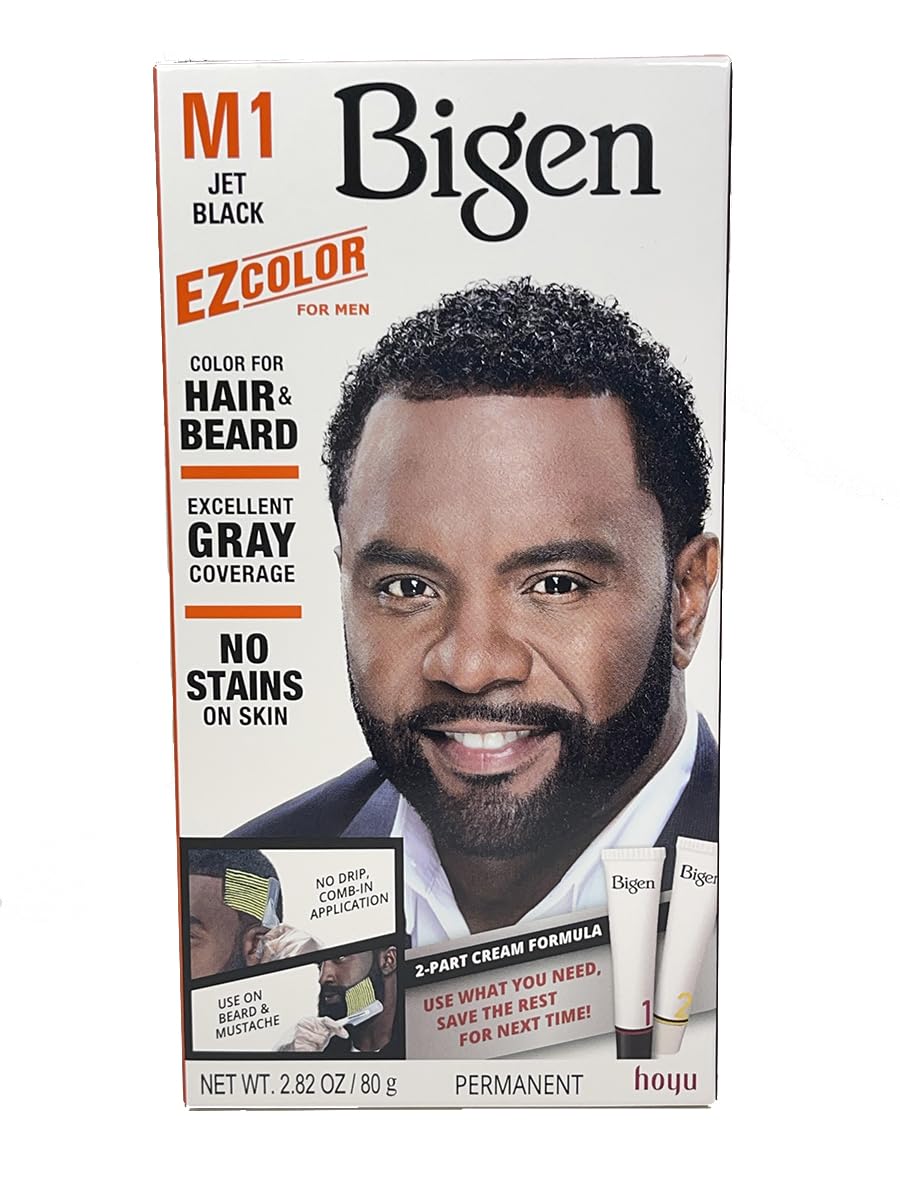10 Pack Bigen EZ Hair Color For Men M1 Jet Black