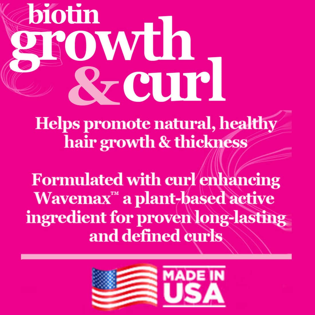 Difeel Biotin Growth and Curl Premium Hair Oil 2.5 OZ