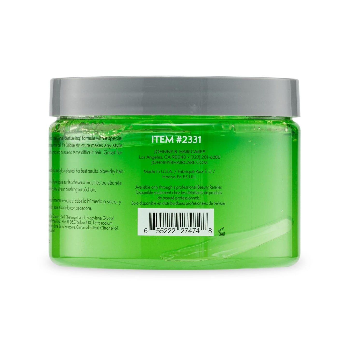 JOHNNY B. Mode Lucky Boy Hair Styling Gel 12 oz.