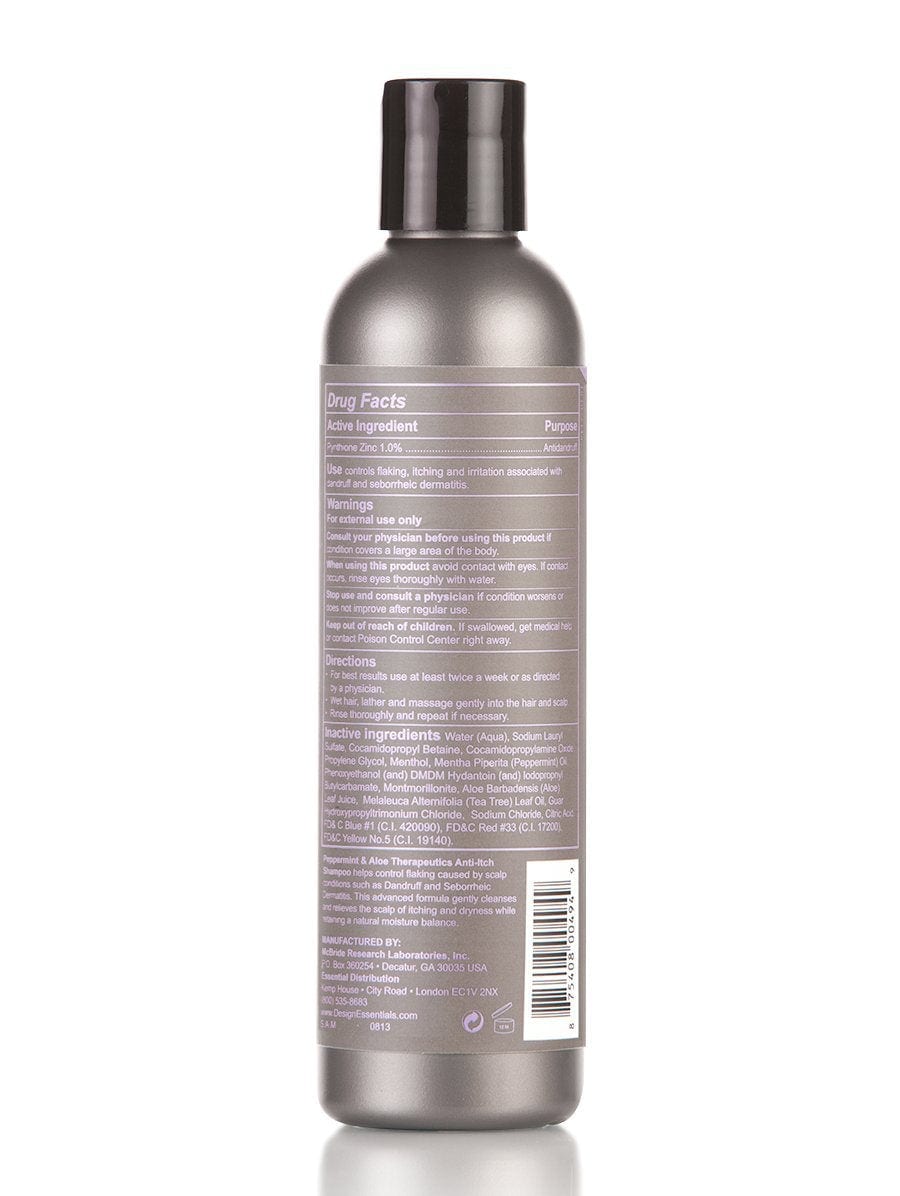Design Essentials Peppermint and Aloe Anti-Itch Shampoo 8 oz