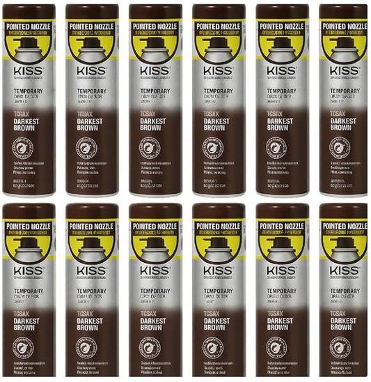 12 Pack Tintation Color Spray TCS02 Darkest Brown