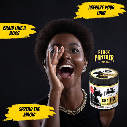 Black Panter  16 oz Braid Gel Max (Black)