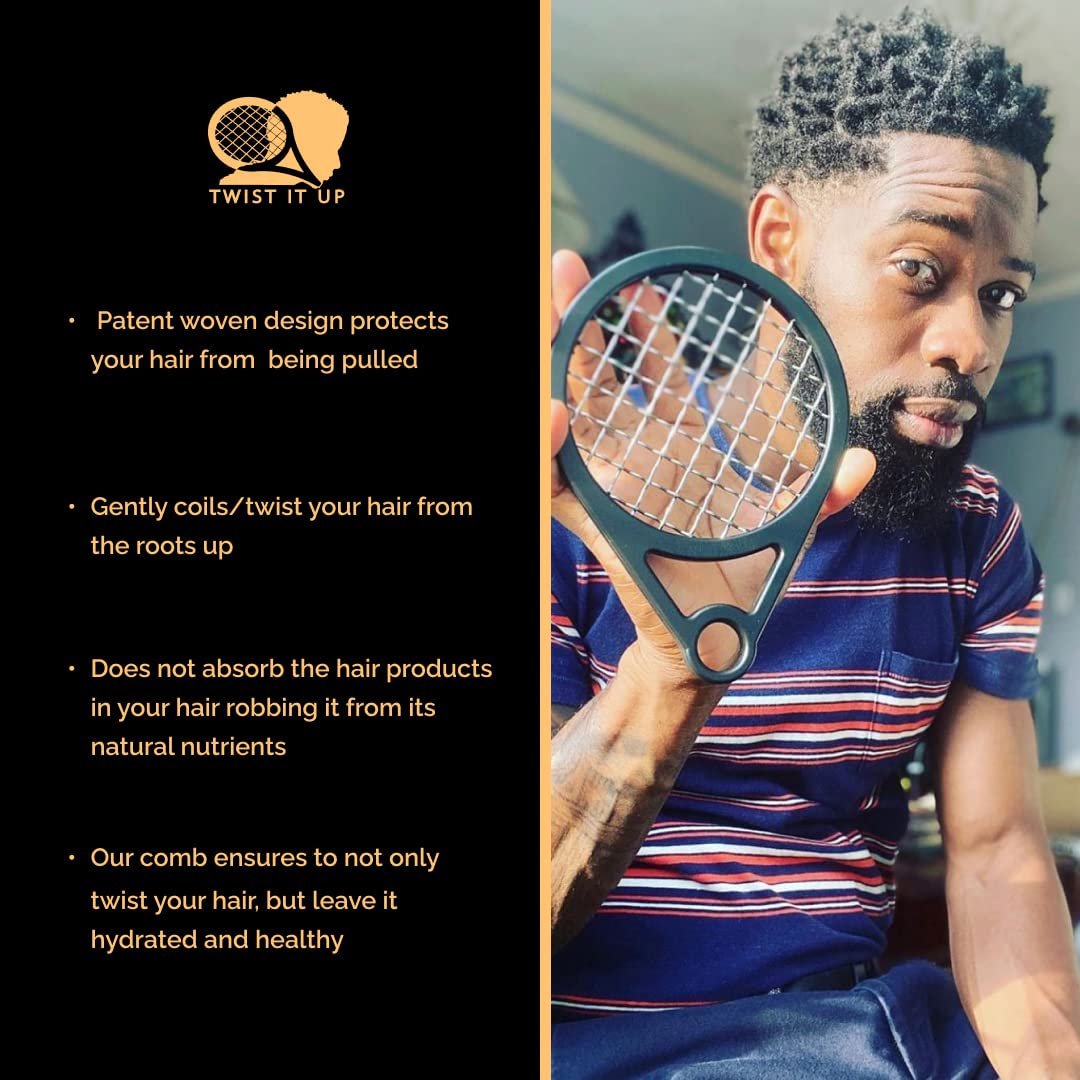 Twist It Up Comb Black