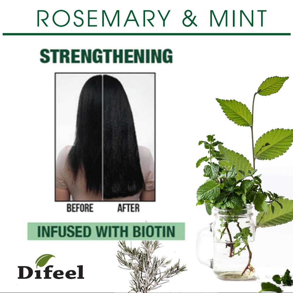 Difeel Rosemary & Mint Leave In Conditioning Spray 8 oz