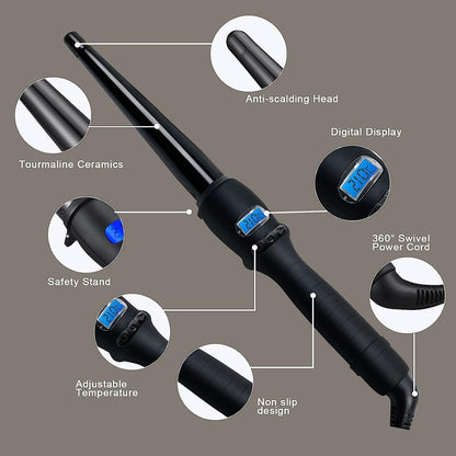 Ceramic Curling Iron 1.5" CI07 RED by Kiss