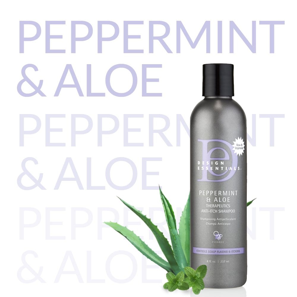 Design Essentials Peppermint and Aloe Anti-Itch Shampoo 8 oz