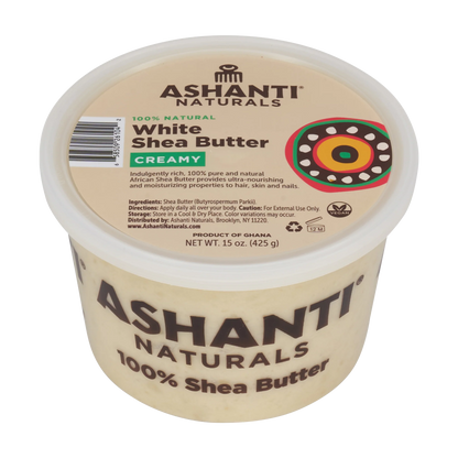 Ashanti Natural White Shea Butter Creamy 15oz