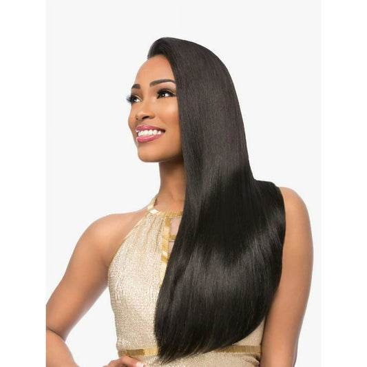 Sensationnel Empire 100% Human Hair Yaki Straight Track Weave 16"