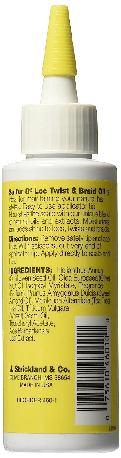 Sulfur8 Loc & Twist Braid Oil 4 oz