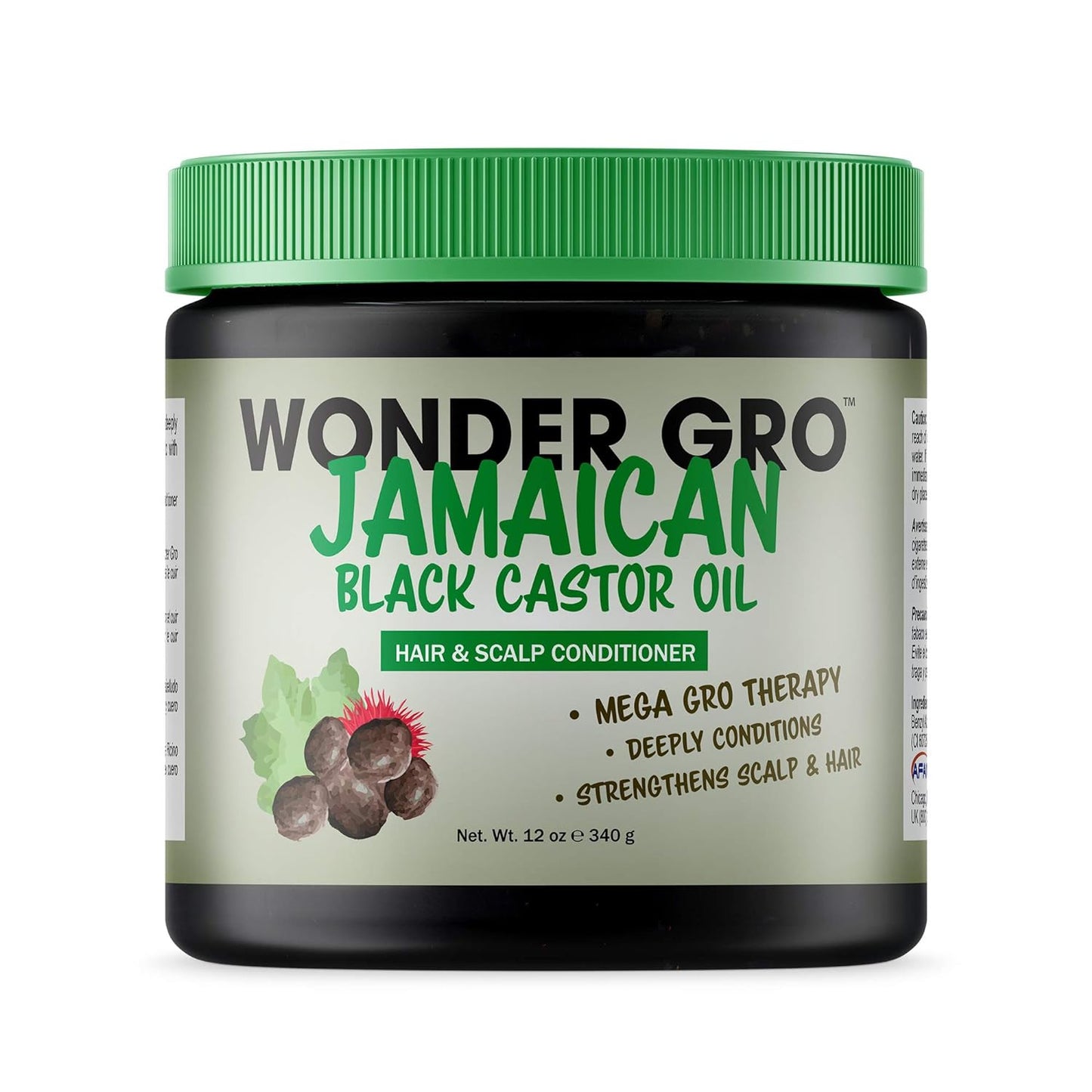 Wondergro Jamaican Black Castor Oil 12 oz