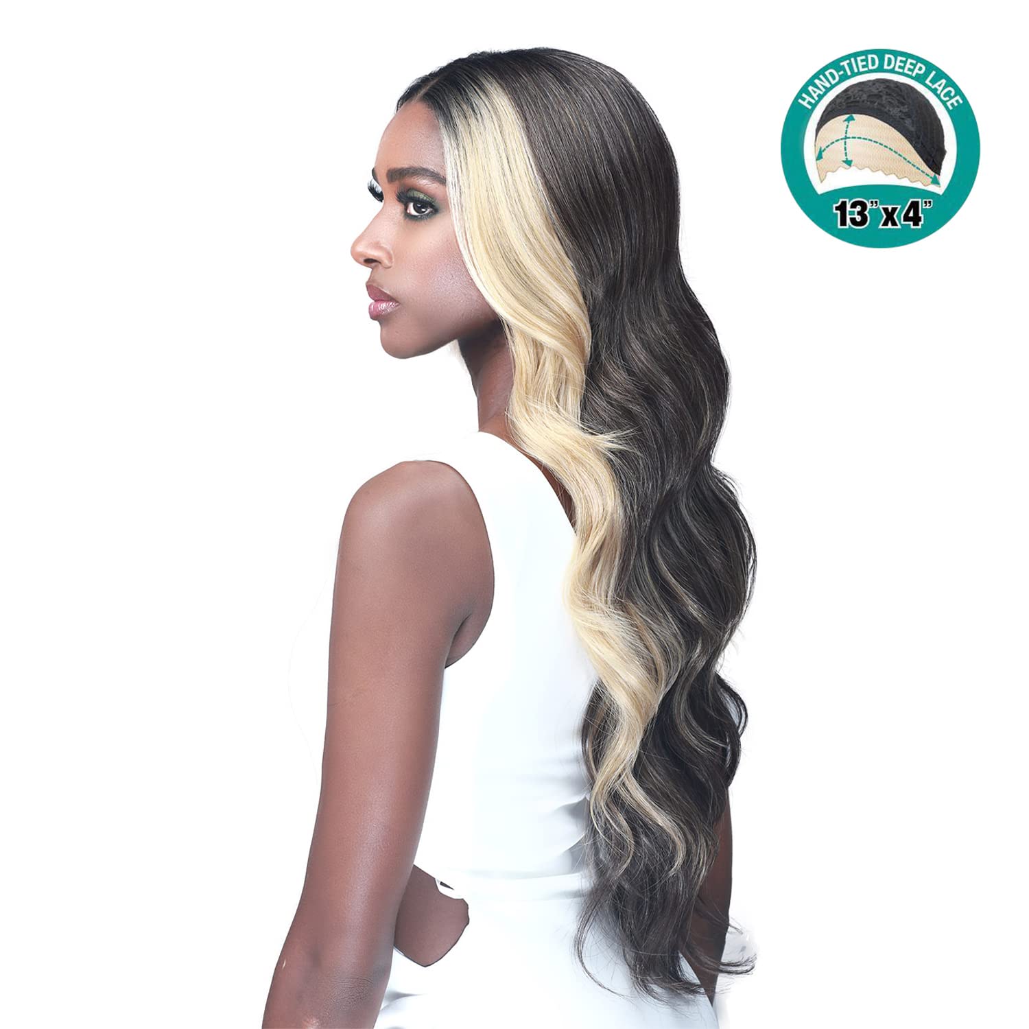 Bobbi Boss Premium Synthetic 13x4 HD Glueless Deep Lace Wig - MLF254 JAEL 