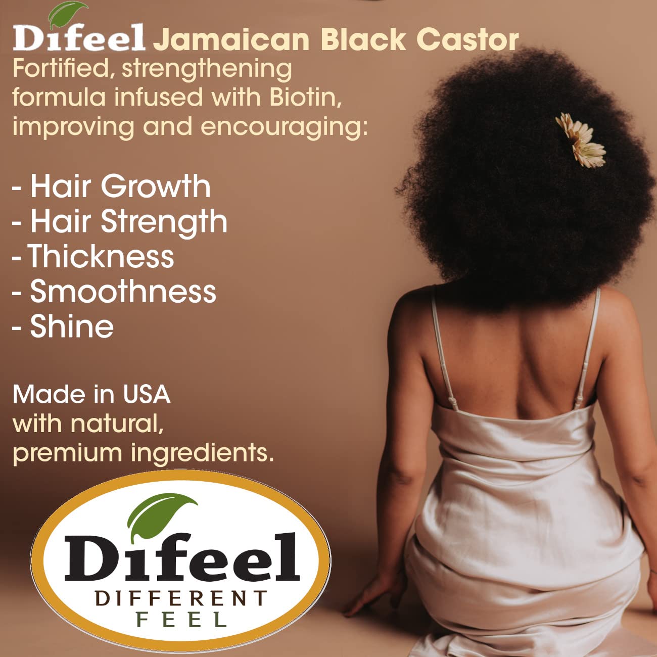 Difeel Hot Oil Treatment Jamaican Black Castor 7.1 oz