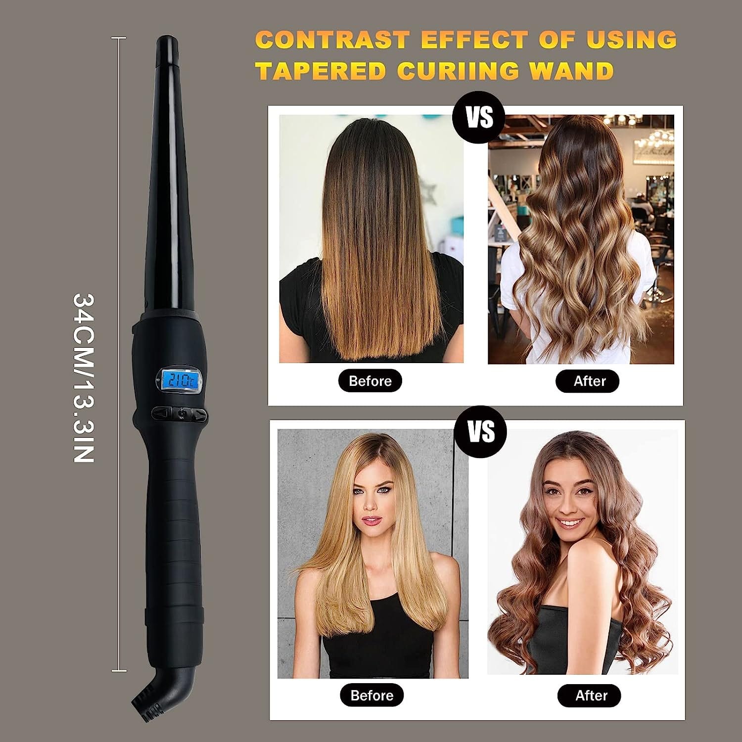 Ceramic Curling Iron 1.5