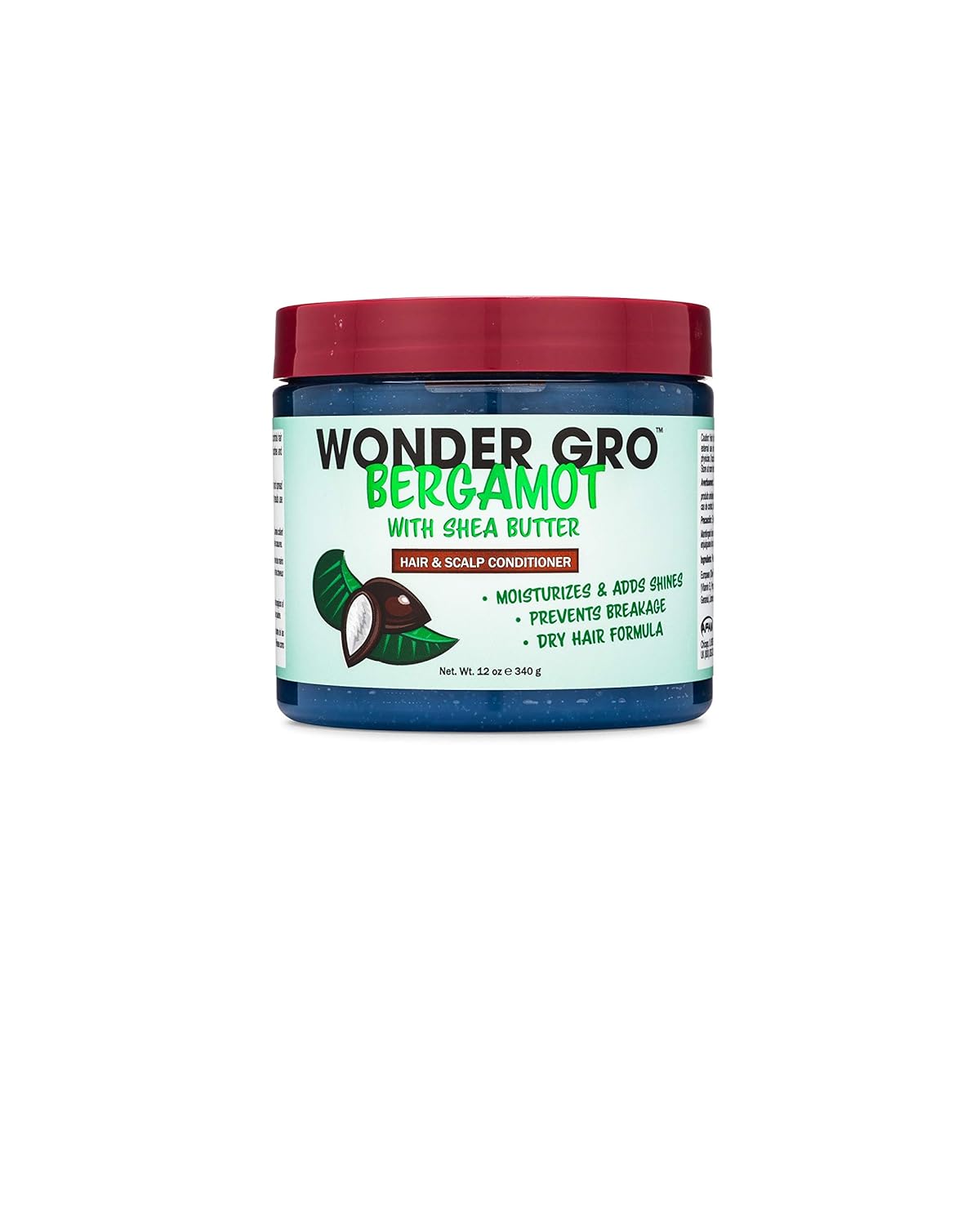 WonderGro Hair & Scalp Conditioner Bergamot With Shea Butter 12 oz