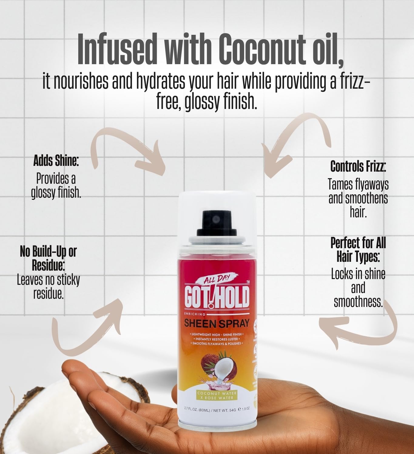 All Day Got Hold Sheen Spray