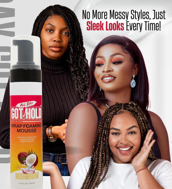 All Day Got Hold Wrap Foaming Mousse 8.5oz