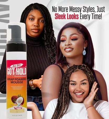 All Day Got Hold Wrap Foaming Mousse 8.5oz