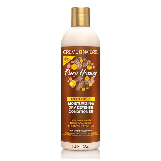 Creme Of Nature Pure Honey Moisturizing Dry Defense Conditioner 12 oz