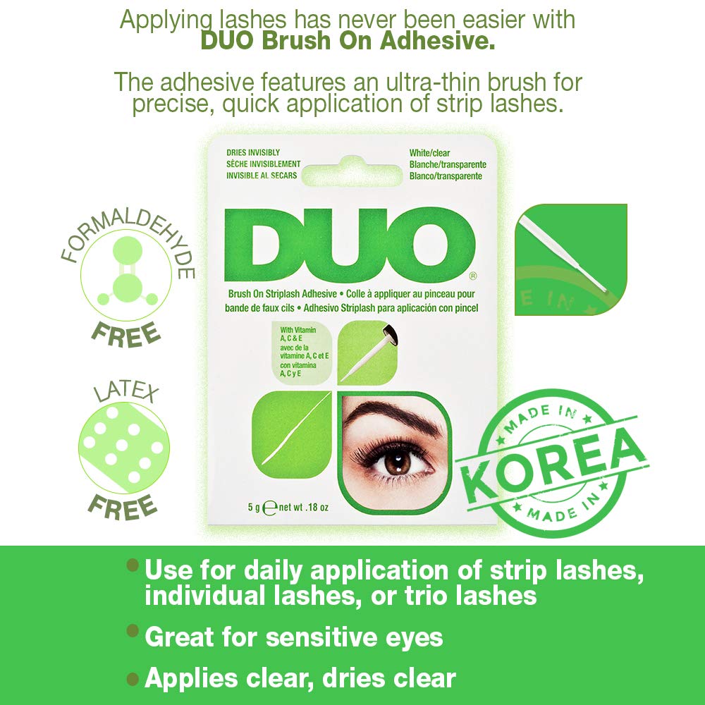 DUO Brush On Strip Lash Adhesive Clear 0.18 oz