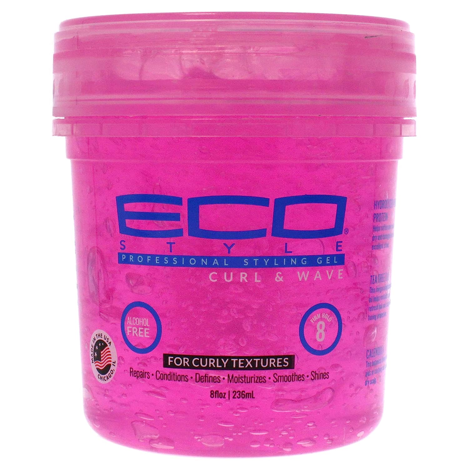 Ecoco Eco Style Curl & Wave Professional Styling Gel For Curly Textures 8 oz