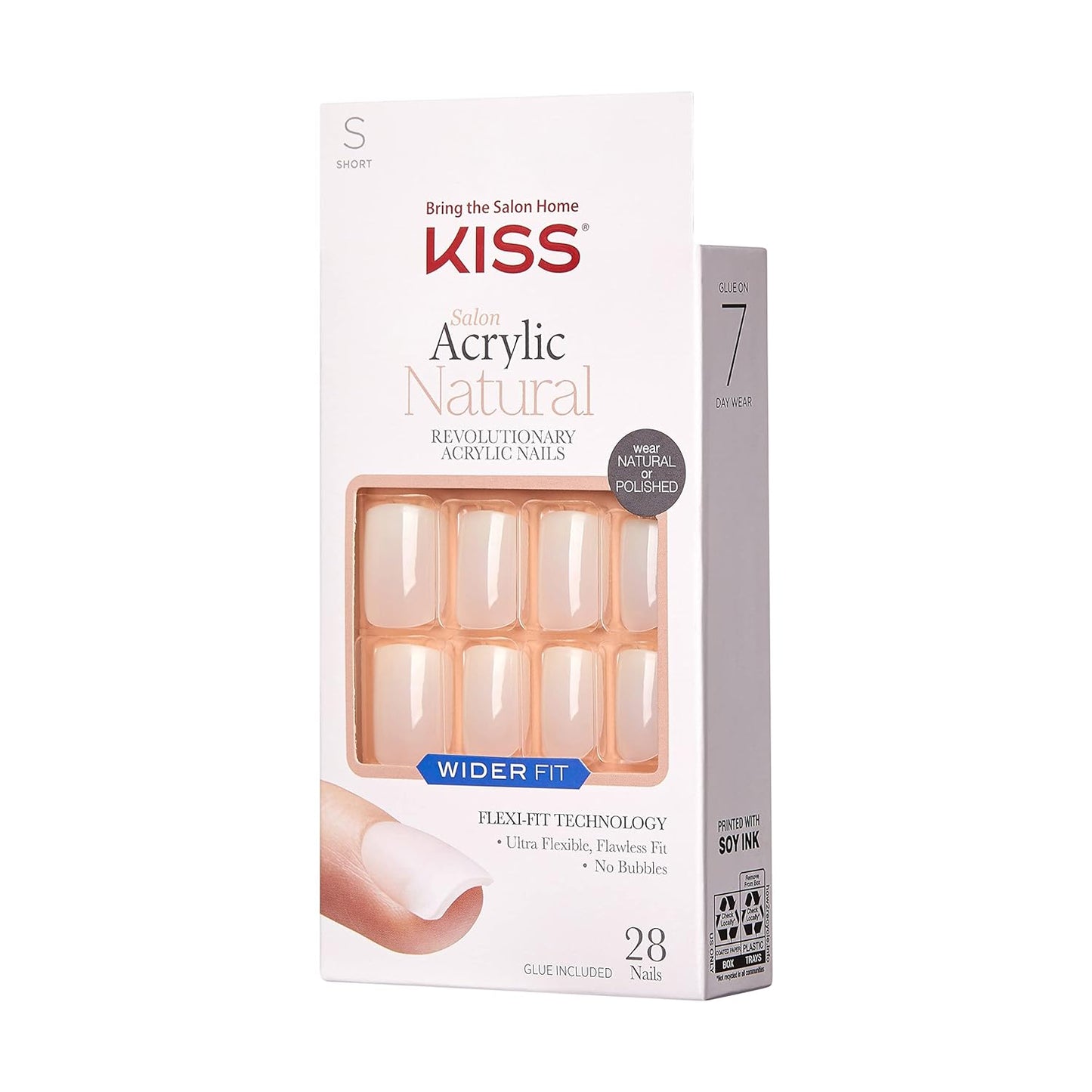 KS Salon Acrylic Nails French Rome Wide Fit SFW50