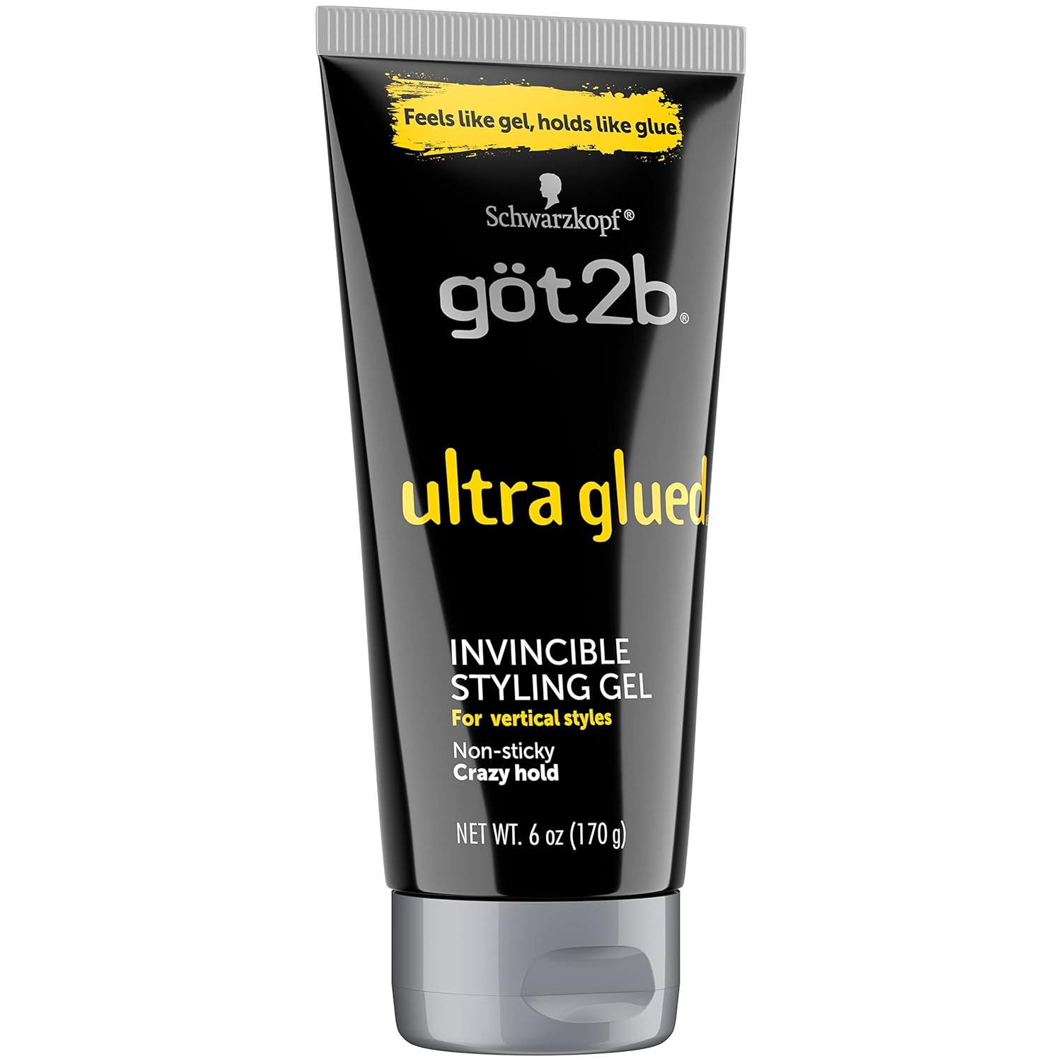 Got2B Ultra Glued Styling Gel 6oz – Black