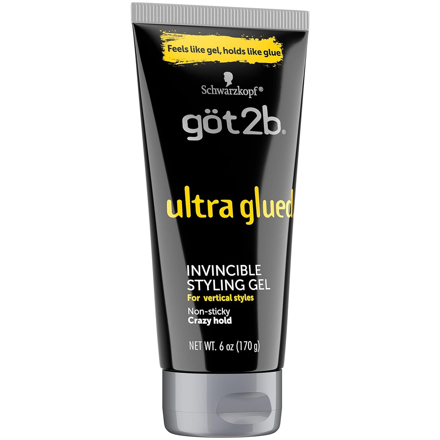 Got2B Ultra Glued Styling Gel 6oz – Black
