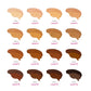 Ruby Kisses 3D Face Creator 2 Color Cream Foundation Concealer -RDF